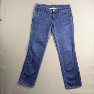 Armani Jeans J271B Straight Leg Jeans Light Wash Stretch Women's Size 27